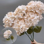 Flores de hortensia artificiales