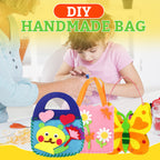 Bolsa de costura hecha a mano para niños