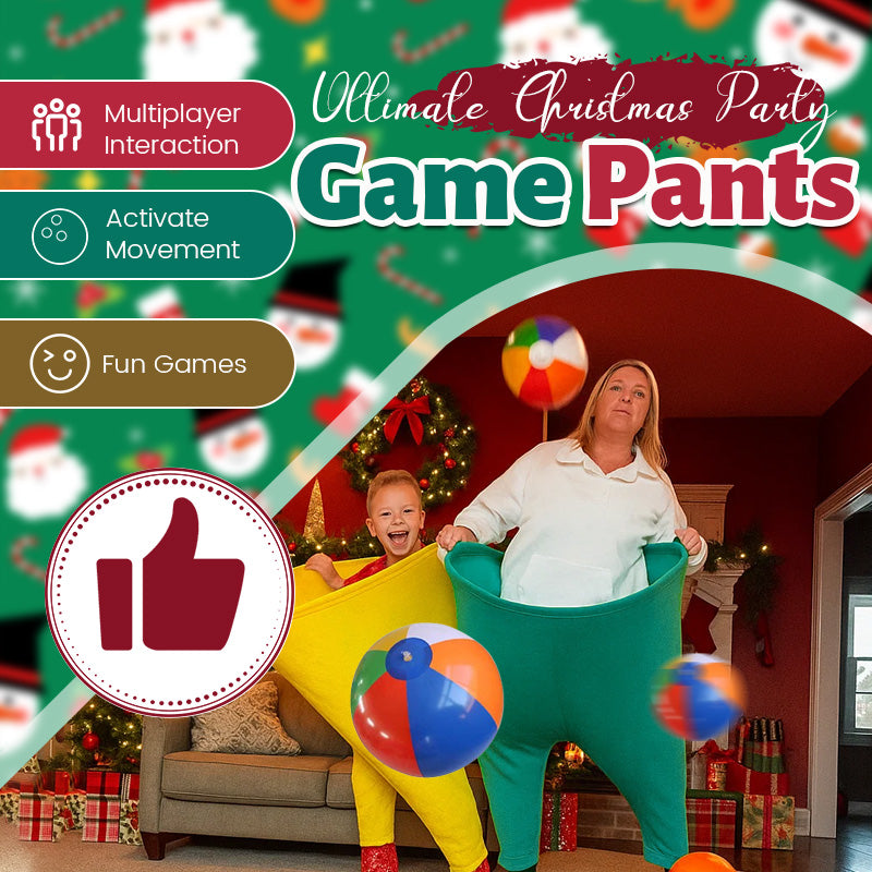 🎅😂 Los pantalones definitivos para juegos de fiestas navideñas