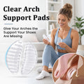 Almohadillas transparentes de silicona para soporte del arco