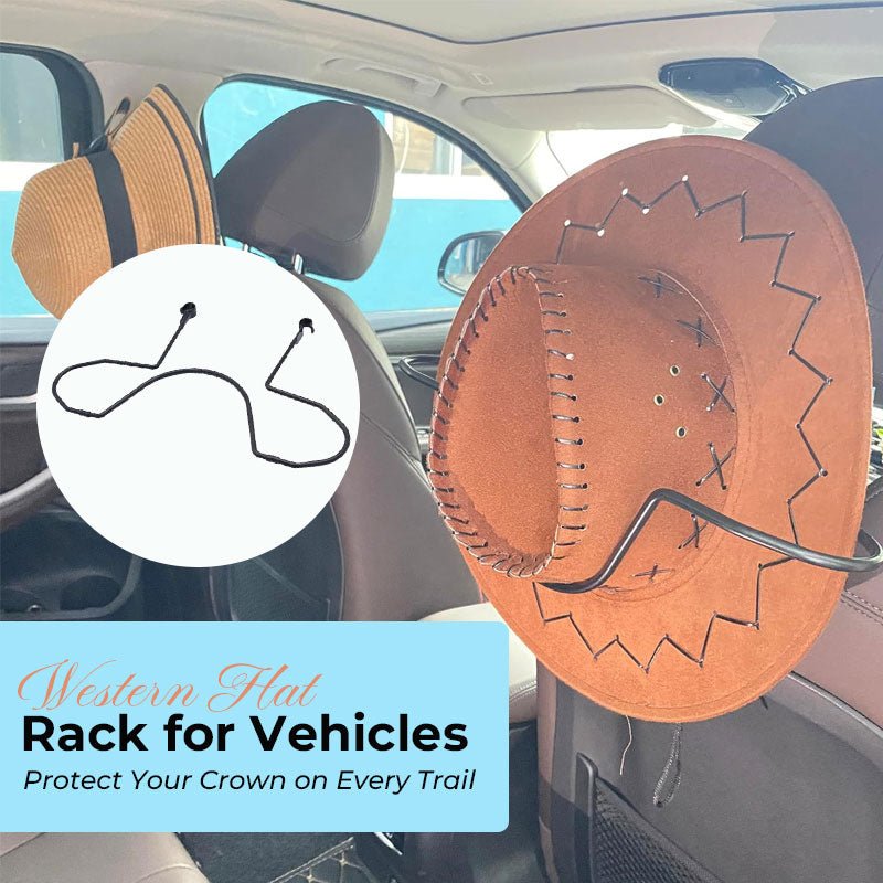 Sombrerero estilo Western para vehículos 🤠 — Protege tu sombrero en cada sendero