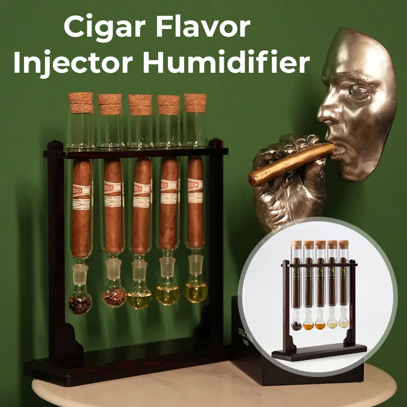 Humidificador inyector de sabor para cigarros