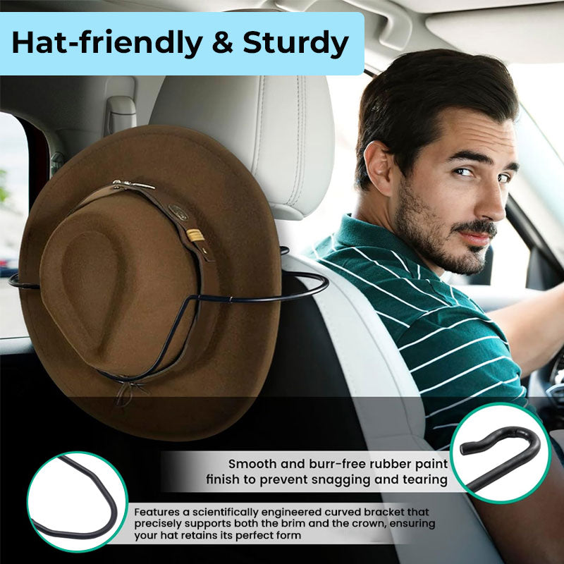 Sombrerero estilo Western para vehículos 🤠 — Protege tu sombrero en cada sendero