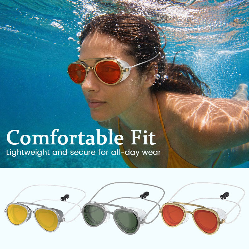 😎✨ Gafas de natación reflectantes SummerVibe