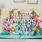 💐 Tarjeta desplegable 3D de mariposas para el Día de la Madre