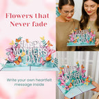 💐 Tarjeta desplegable 3D de mariposas para el Día de la Madre