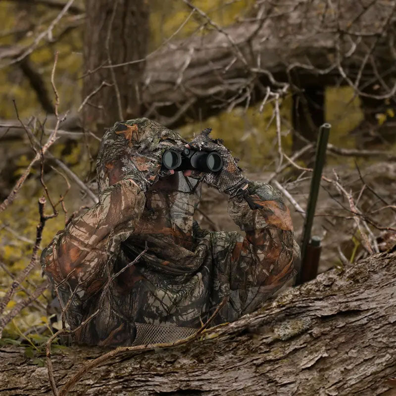 Traje de caza con camuflaje y protección contra mosquitos – Transpirable, ideal para la caza y actividades al aire libre