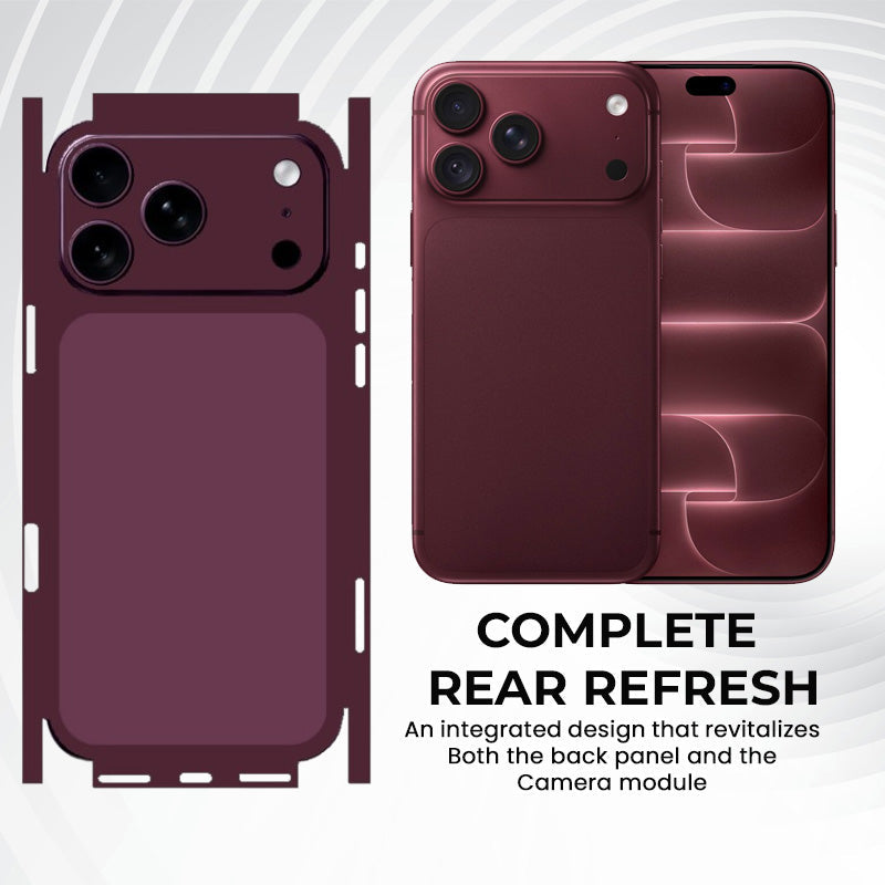 Cubierta trasera de última generación para teléfonos: rediseño premium del área de la cámara y la parte posterior.
