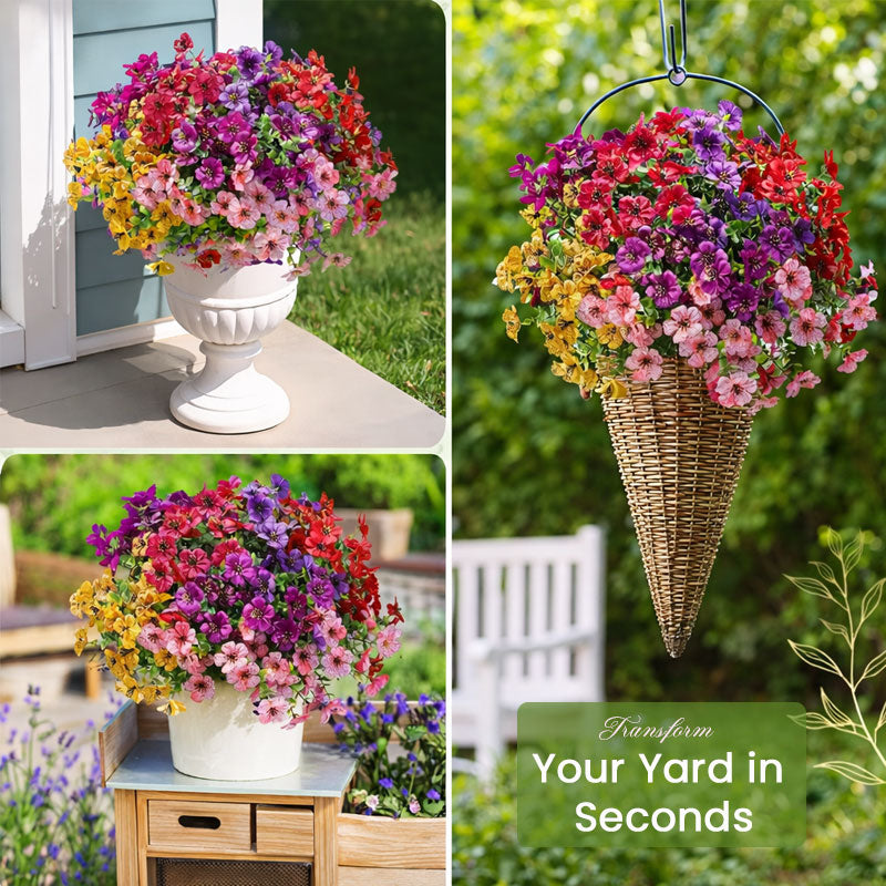 Una mejora instantánea para tu jardín 🌼 Arbusto florido de exterior resistente al agua