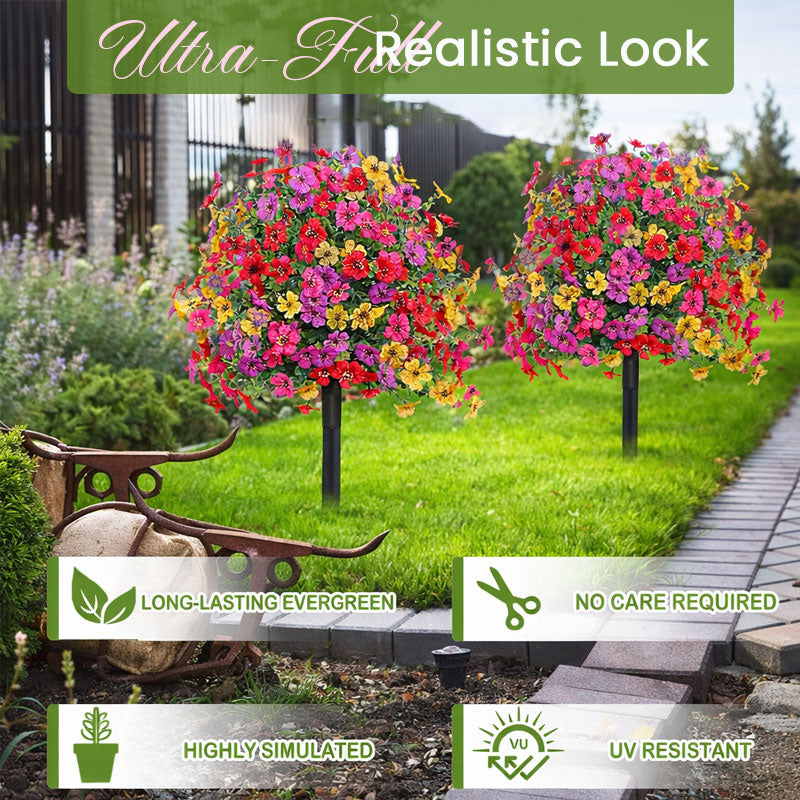 Una mejora instantánea para tu jardín 🌼 Arbusto florido de exterior resistente al agua