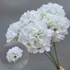 Flores de hortensia artificiales