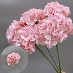Flores de hortensia artificiales