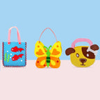 Bolsa de costura hecha a mano para niños