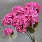 Flores de hortensia artificiales