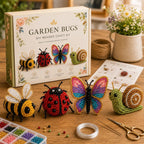 🧵✨ Kit de bricolaje para crear pequeños animales en 3D con cuentas