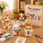 🧵✨ Kit de bricolaje para crear pequeños animales en 3D con cuentas