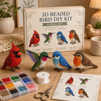 🧵✨ Kit de bricolaje para crear pequeños animales en 3D con cuentas