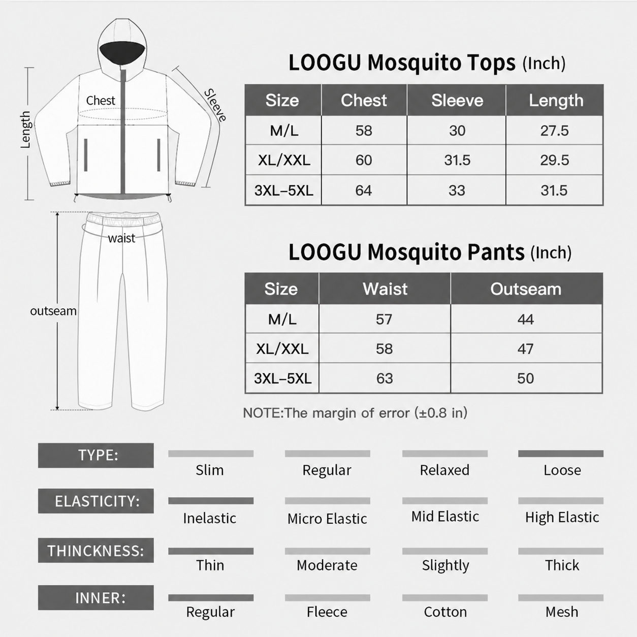 Traje de caza con camuflaje y protección contra mosquitos – Transpirable, ideal para la caza y actividades al aire libre